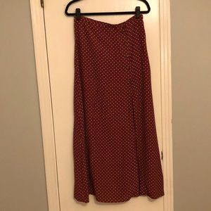 Urban Outfitters. Size L. Brick red and cream.